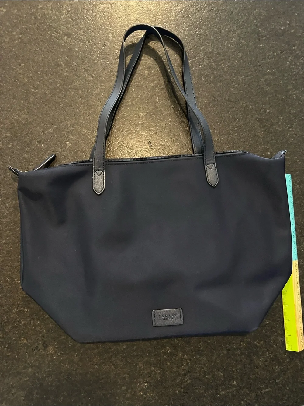 Radley London Navy Tote Bag with Long Handles